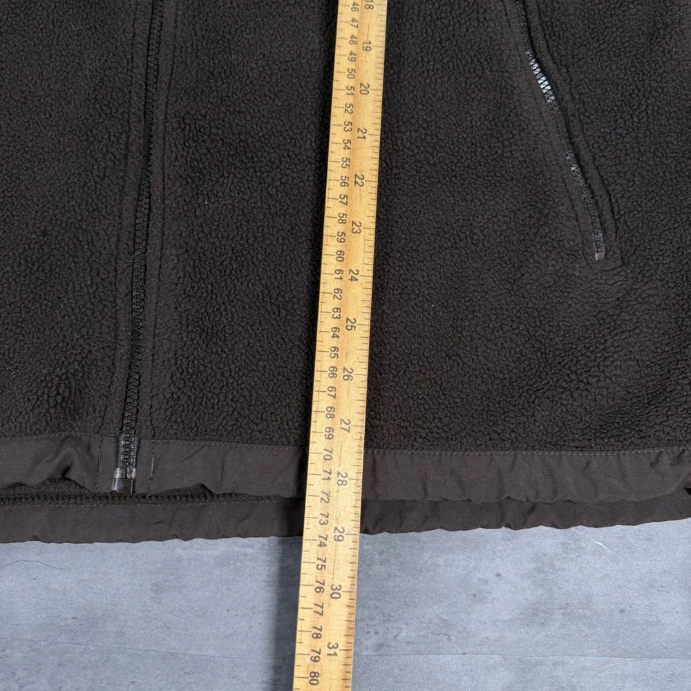 The North Face Denali Jacket Mens XL Brown Polartec Fleece Full Zip Pit Zips